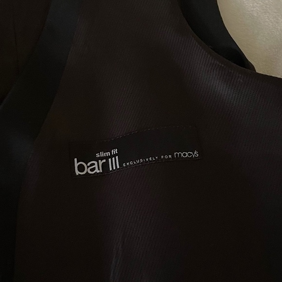 Bar III Slim-Fit Solid Wool Suit Vest, for Macy's - Picture 3 of 8